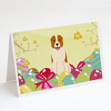 Load image into Gallery viewer, Easter Eggs Central Asian Shepherd Dog Greeting Cards -  Blank Note Cards – 8-Pack of Artist-Designed Cards with Envelopes