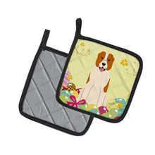 Load image into Gallery viewer, Easter Eggs Central Asian Shepherd Dog Pot Holders - Set of 2 - Heat-Resistant Kitchen Essentials BB6049PTHD