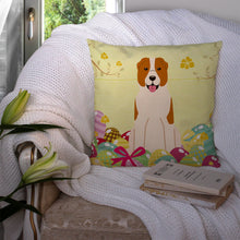 Load image into Gallery viewer, Easter Eggs Central Asian Shepherd Dog Throw Pillow - 14x14 Decorative Pillow – Art for Your Home &amp; Patio BB6049PW1414