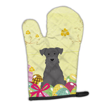Load image into Gallery viewer, Easter Eggs Miniature Schanuzer Black Oven Mitt BB6051OVMT