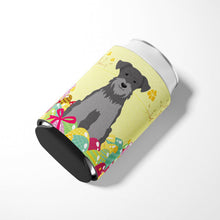 Load image into Gallery viewer, Easter Eggs Miniature Schanuzer Black Silver Can or Bottle Hugger BB6052CC