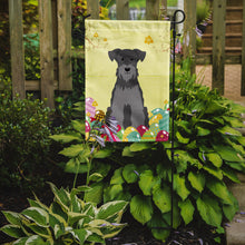 Load image into Gallery viewer, Easter Eggs Miniature Schanuzer Black Silver Garden Flag - Outdoor Decorative Yard Flag BB6052GF