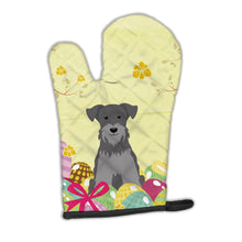 Load image into Gallery viewer, Easter Eggs Miniature Schanuzer Black Silver Oven Mitt BB6052OVMT