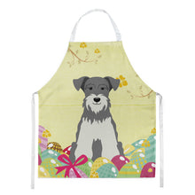 Load image into Gallery viewer, Easter Eggs Miniature Schanuzer Salt and Pepper Apron – Artist-Designed Kitchen, BBQ &amp; Craft Apron BB6054APRON