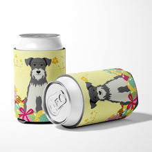 Load image into Gallery viewer, Easter Eggs Miniature Schanuzer Salt and Pepper Can or Bottle Hugger BB6054CC