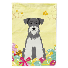 Load image into Gallery viewer, Easter Eggs Miniature Schanuzer Salt and Pepper Flag Canvas House Size BB6054CHF