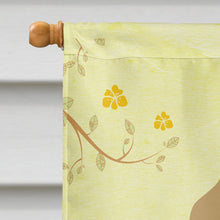 Load image into Gallery viewer, Easter Eggs Yellow Labrador Flag Canvas House Size BB6055CHF