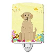 Load image into Gallery viewer, Easter Eggs Yellow Labrador Ceramic Night Light BB6055CNL
