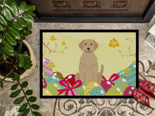 Load image into Gallery viewer, Easter Eggs Yellow Labrador Doormat - 18x27 Decorative Floor Mat – Indoor/Outdoor Rug with Artistic Flair BB6055MAT