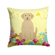 Load image into Gallery viewer, Easter Eggs Yellow Labrador Throw Pillow - 14x14 Decorative Pillow – Art for Your Home &amp; Patio BB6055PW1414