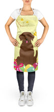 Load image into Gallery viewer, Easter Eggs Chocolate Labrador Apron – Artist-Designed Kitchen, BBQ &amp; Craft Apron BB6056APRON