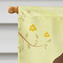 Load image into Gallery viewer, Easter Eggs Chocolate Labrador Flag Canvas House Size BB6056CHF