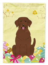Load image into Gallery viewer, Easter Eggs Chocolate Labrador Flag Canvas House Size BB6056CHF