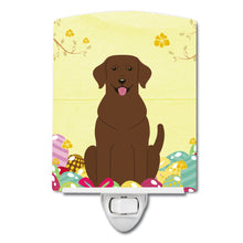 Load image into Gallery viewer, Easter Eggs Chocolate Labrador Ceramic Night Light BB6056CNL