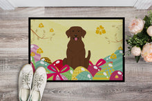 Load image into Gallery viewer, Easter Eggs Chocolate Labrador Doormat - 24x36 Decorative Floor Mat – Indoor/Outdoor Rug with Artistic Flair BB6056JMAT