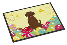 Load image into Gallery viewer, Easter Eggs Chocolate Labrador Doormat - 24x36 Decorative Floor Mat – Indoor/Outdoor Rug with Artistic Flair BB6056JMAT