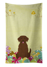 Load image into Gallery viewer, Easter Eggs Chocolate Labrador Kitchen Towel – Artistic Dish Towel for Everyday Use BB6056KTWL