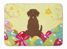 Load image into Gallery viewer, Easter Eggs Chocolate Labrador Machine Washable Memory Foam Mat BB6056RUG