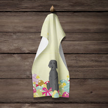 Load image into Gallery viewer, Easter Eggs Black Labrador Kitchen Towel – Artistic Dish Towel for Everyday Use BB6057KTWL