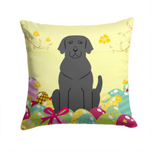 Load image into Gallery viewer, Easter Eggs Black Labrador Throw Pillow - 14x14 Decorative Pillow – Art for Your Home &amp; Patio BB6057PW1414