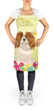 Load image into Gallery viewer, Easter Eggs Cavalier Spaniel Apron – Artist-Designed Kitchen, BBQ &amp; Craft Apron BB6058APRON