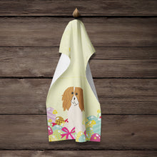 Load image into Gallery viewer, Easter Eggs Cavalier Spaniel Kitchen Towel – Artistic Dish Towel for Everyday Use BB6058KTWL