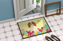 Load image into Gallery viewer, Easter Eggs Cavalier Spaniel Doormat - 18x27 Decorative Floor Mat – Indoor/Outdoor Rug with Artistic Flair BB6058MAT