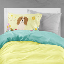 Load image into Gallery viewer, Easter Eggs Cavalier Spaniel Fabric Standard Pillowcase – Artistic Decorative Front, White Back BB6058PILLOWCASE