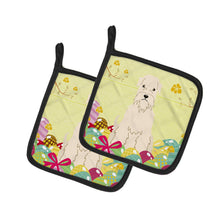 Load image into Gallery viewer, Easter Eggs Soft Coated Wheaten Terrier Pot Holders - Set of 2 - Heat-Resistant Kitchen Essentials BB6061PTHD