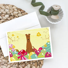 Load image into Gallery viewer, Easter Eggs Irish Terrier Greeting Cards -  Blank Note Cards – 8-Pack of Artist-Designed Cards with Envelopes