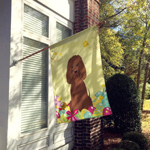 Load image into Gallery viewer, Easter Eggs Irish Water Spaniel Flag Canvas House Size BB6063CHF