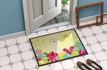 Load image into Gallery viewer, Easter Eggs Irish Wolfhound Doormat - 24x36 Decorative Floor Mat – Indoor/Outdoor Rug with Artistic Flair BB6065JMAT