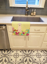 Load image into Gallery viewer, Easter Eggs Irish Wolfhound Kitchen Towel – Artistic Dish Towel for Everyday Use BB6065KTWL