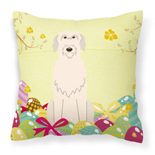 Load image into Gallery viewer, Easter Eggs Irish Wolfhound Fabric Decorative Pillow BB6065PW1818