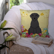 Load image into Gallery viewer, Easter Eggs Giant Schnauzer Throw Pillow - 14x14 Decorative Pillow – Art for Your Home &amp; Patio BB6066PW1414