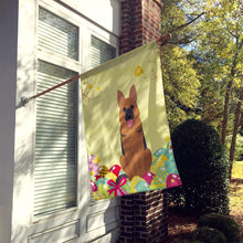 Load image into Gallery viewer, Easter Eggs German Shepherd Flag Canvas House Size BB6067CHF
