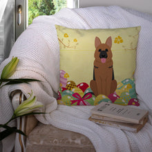 Load image into Gallery viewer, Easter Eggs German Shepherd Throw Pillow - 14x14 Decorative Pillow – Art for Your Home &amp; Patio BB6067PW1414
