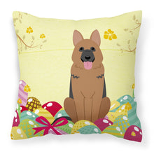 Load image into Gallery viewer, Easter Eggs German Shepherd Fabric Decorative Pillow BB6067PW1818