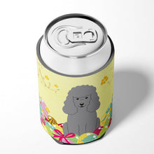 Load image into Gallery viewer, Easter Eggs Poodle Silver Can or Bottle Hugger BB6068CC