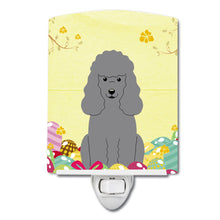 Load image into Gallery viewer, Easter Eggs Poodle Silver Ceramic Night Light BB6068CNL