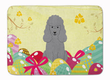 Load image into Gallery viewer, Easter Eggs Poodle Silver Machine Washable Memory Foam Mat BB6068RUG