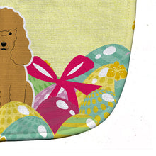 Load image into Gallery viewer, Easter Eggs Poodle Tan Baby Bib BB6069BIB
