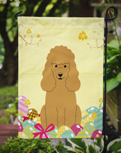 Load image into Gallery viewer, Easter Eggs Poodle Tan Garden Flag - Outdoor Decorative Yard Flag BB6069GF