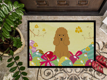 Load image into Gallery viewer, Easter Eggs Poodle Tan Doormat - 18x27 Decorative Floor Mat – Indoor/Outdoor Rug with Artistic Flair BB6069MAT