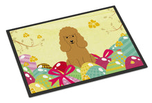 Load image into Gallery viewer, Easter Eggs Poodle Tan Doormat - 18x27 Decorative Floor Mat – Indoor/Outdoor Rug with Artistic Flair BB6069MAT