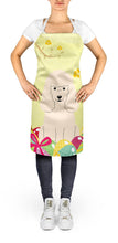 Load image into Gallery viewer, Easter Eggs Poodle White Apron – Artist-Designed Kitchen, BBQ &amp; Craft Apron BB6070APRON