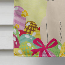 Load image into Gallery viewer, Easter Eggs Poodle White Flag Canvas House Size BB6070CHF