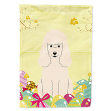 Load image into Gallery viewer, Easter Eggs Poodle White Flag Canvas House Size BB6070CHF