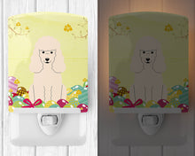 Load image into Gallery viewer, Easter Eggs Poodle White Ceramic Night Light BB6070CNL