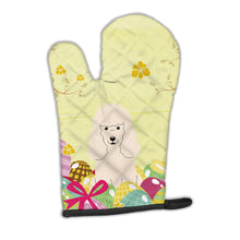 Load image into Gallery viewer, Easter Eggs Poodle White Oven Mitt BB6070OVMT